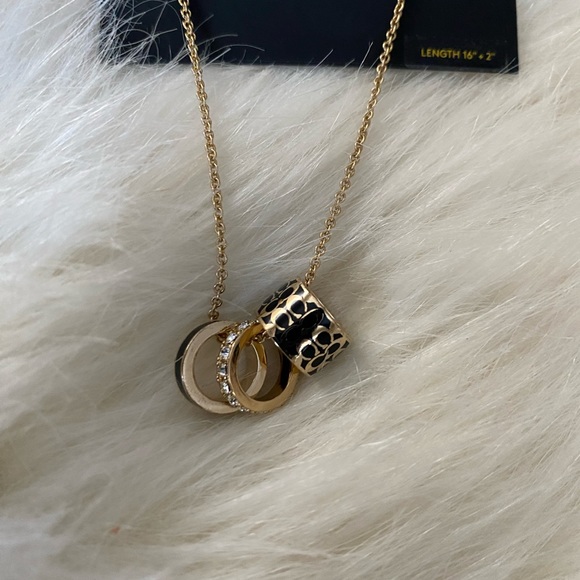 Coach Signature Circles Necklace - Picture 3 of 4